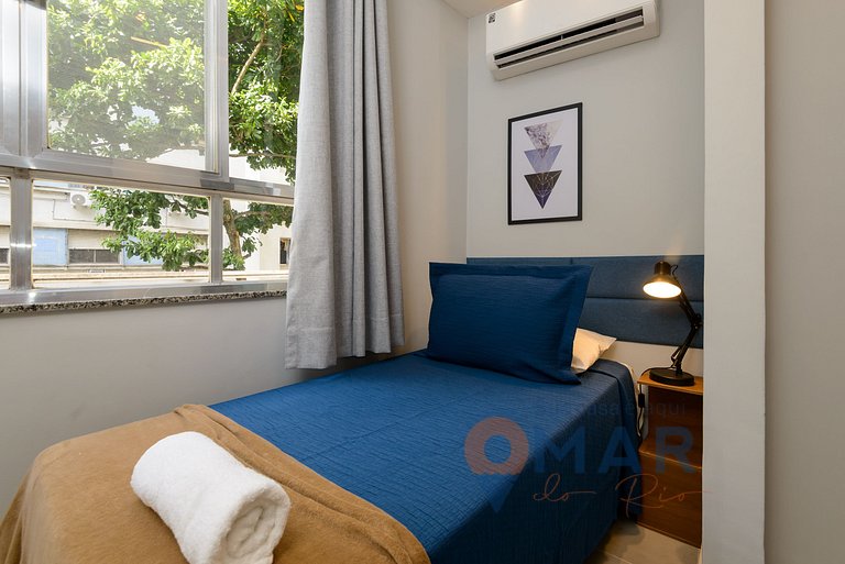 3 BDR en Leme, a 1 Minuto de la Playa | GS 257/404