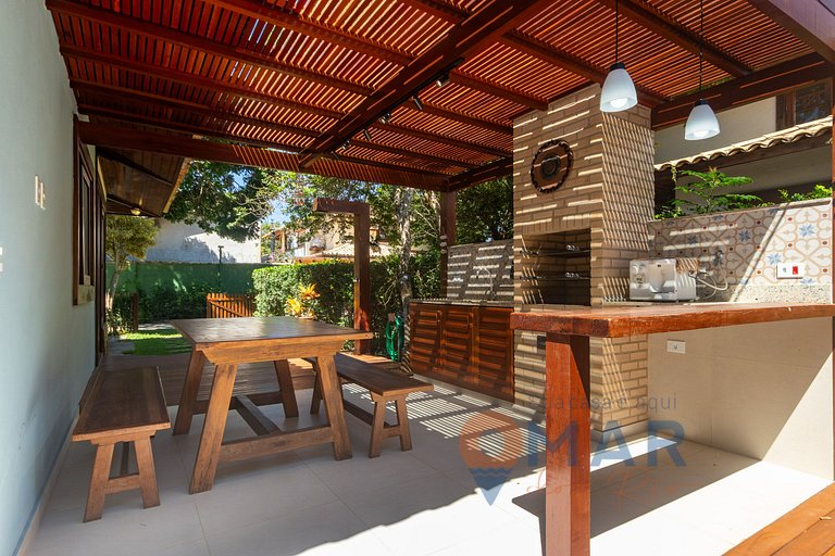 House in Búzios, 3 Suites and Barbecue Area| VF 09
