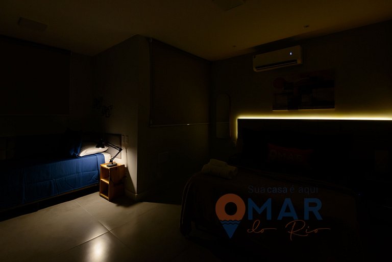 3 BDR en Leme, a 1 Minuto de la Playa | GS 257/404