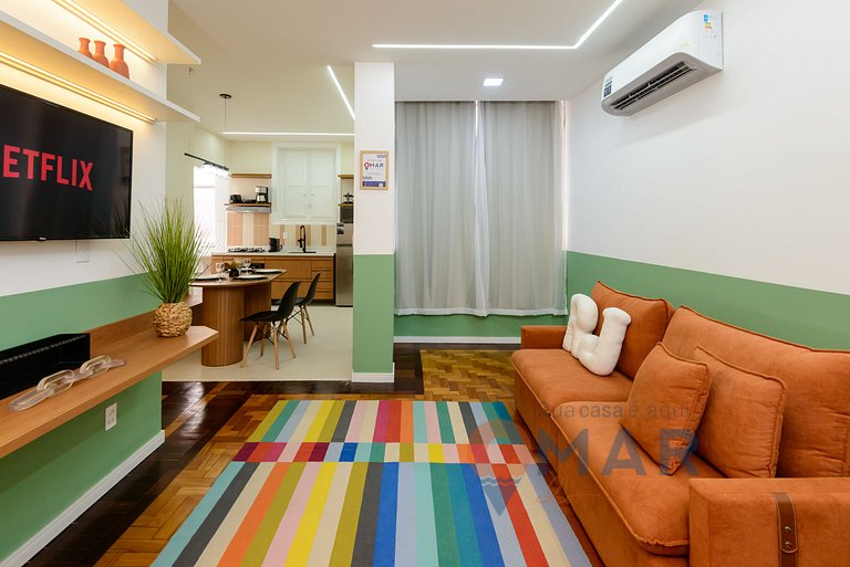 1BDR a 4 min de la playa de Copacabana|MVC 116/204