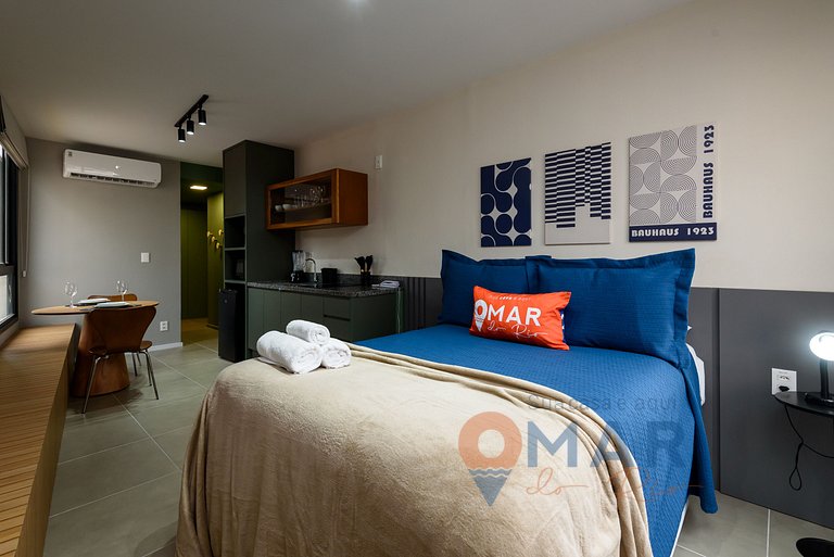 Studio com Piscina no Centro, Lapa | RL 201/504