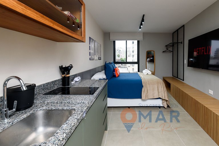 Studio com Piscina no Centro, Lapa | RL 201/504