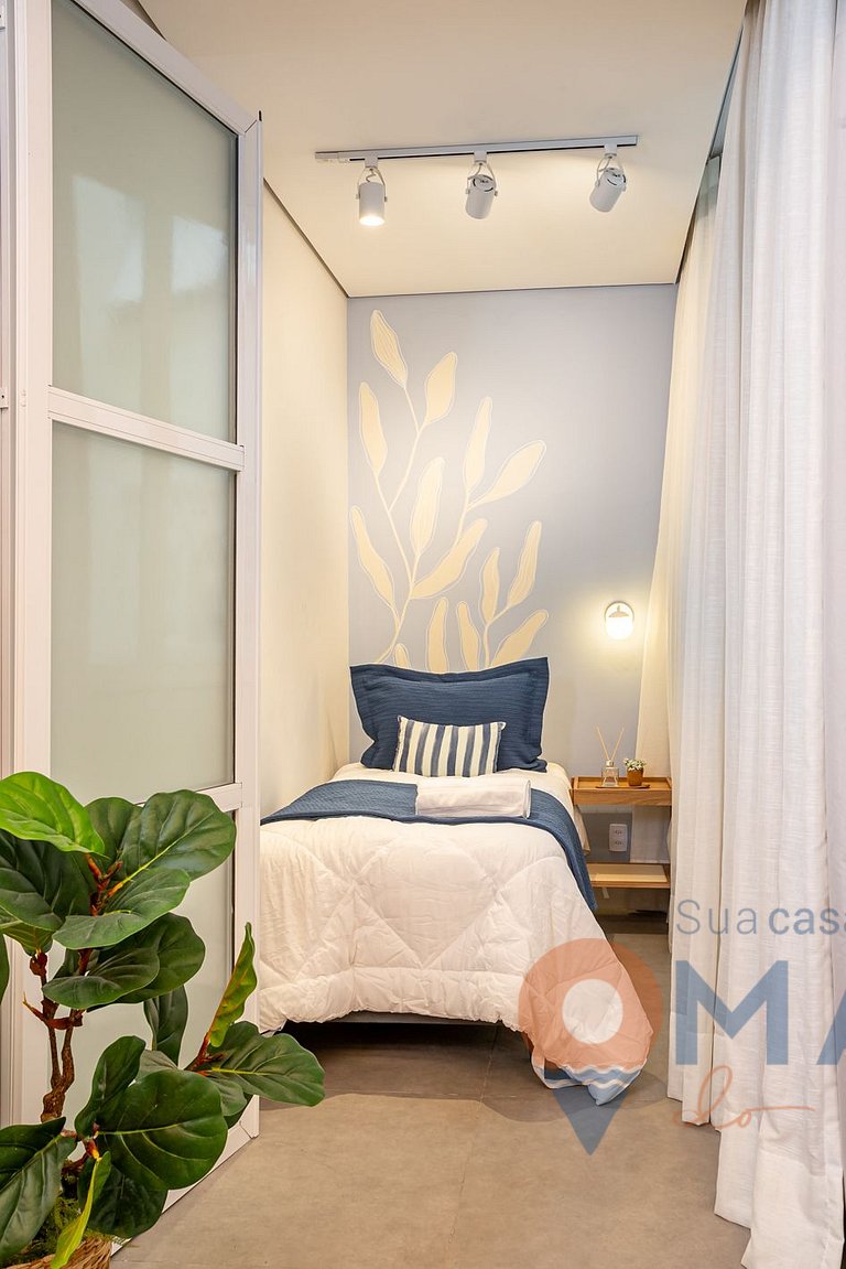 Apart with Bathtub 2 Min from the Beach|PM 276/103