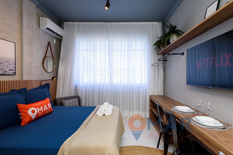 Studio a 4 min da Praia de Copacabana | SC 98/1020