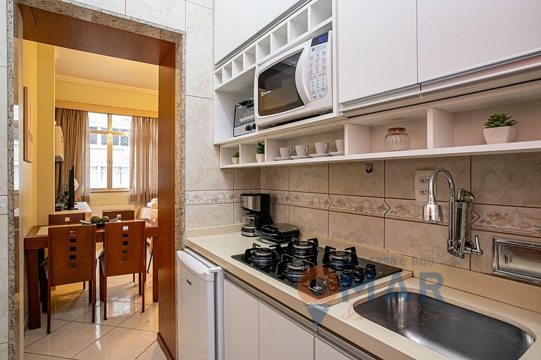 Studio in Copacabana: 4 min to Beach | MVC 156/901
