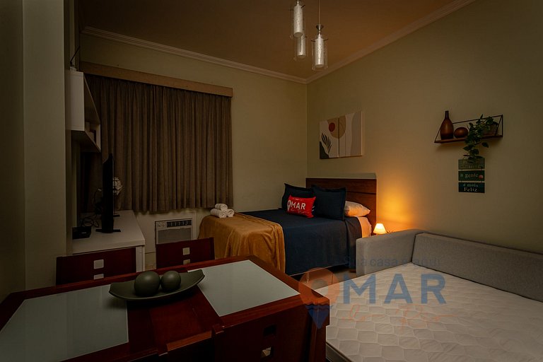 Studio in Copacabana: 4 min to Beach | MVC 156/901