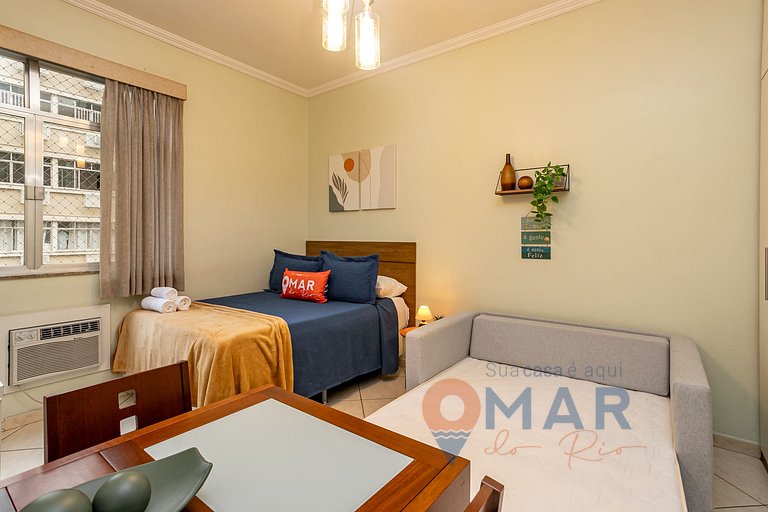 Studio em Copacabana: 4 min da Praia | MVC 156/901