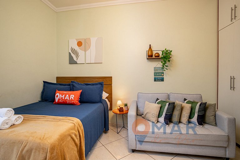 Studio in Copacabana: 4 min to Beach | MVC 156/901