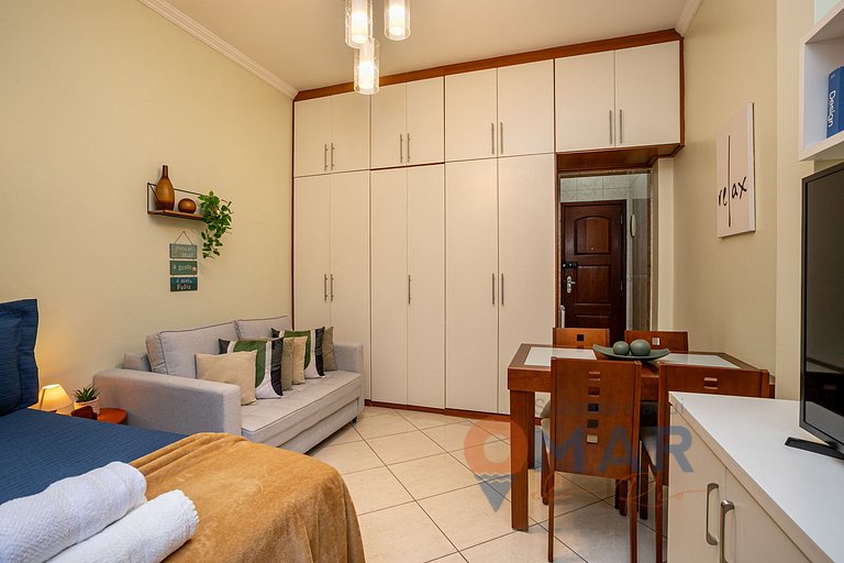 Studio in Copacabana: 4 min to Beach | MVC 156/901