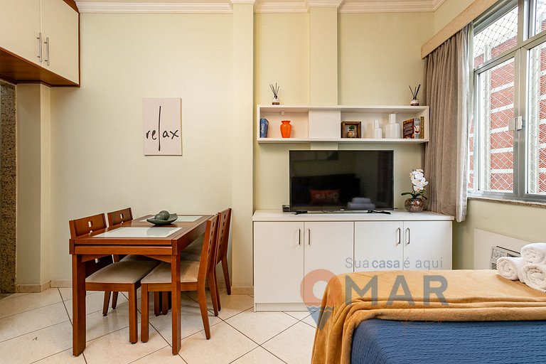 Studio em Copacabana: 4 min da Praia | MVC 156/901