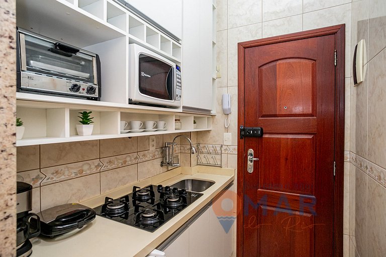 Studio in Copacabana: 4 min to Beach | MVC 156/901