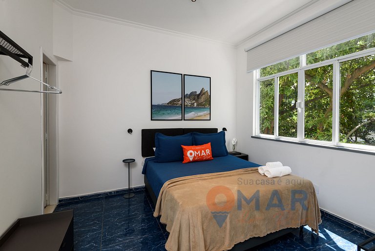 1 Quarto com Sacada a 180m da Praia | FS 35/303