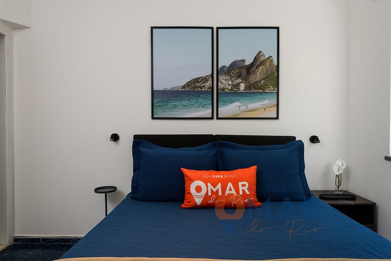 1 Quarto com Sacada a 180m da Praia | FS 35/303