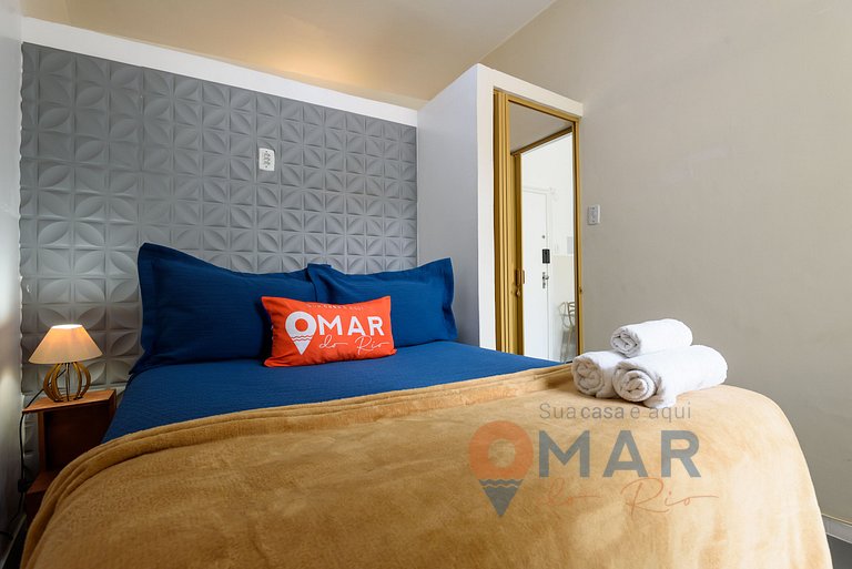 Apartamento charmoso a 2 Min da Praia | BL 54/405