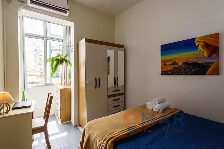 Apartamento charmoso a 2 Min da Praia | BL 54/405