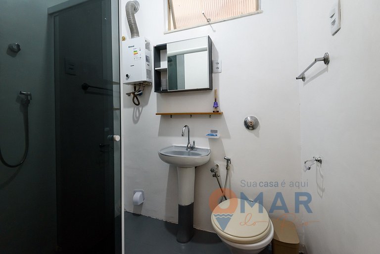 Apartamento charmoso a 2 Min da Praia | BL 54/405