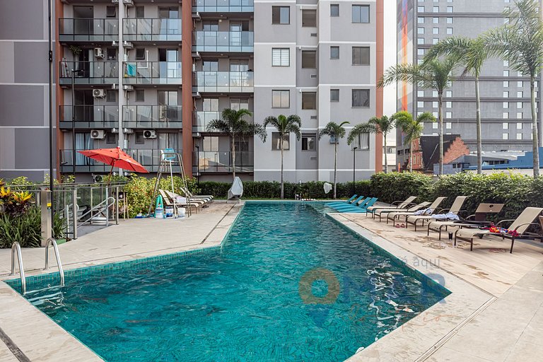 Estudio c/ piscina en el centro de Río|ER 441/1504