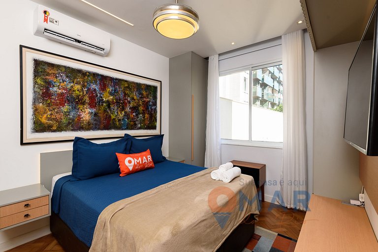Apartamento em Ipanema a 350m da Praia| VP 145/503