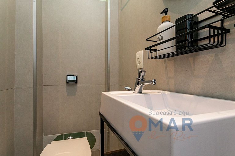 2 Quartos a 12 minutos da praia do Leblon|TB 8/616