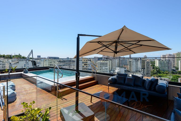 Studio Carioca com Piscina | RL 201/203