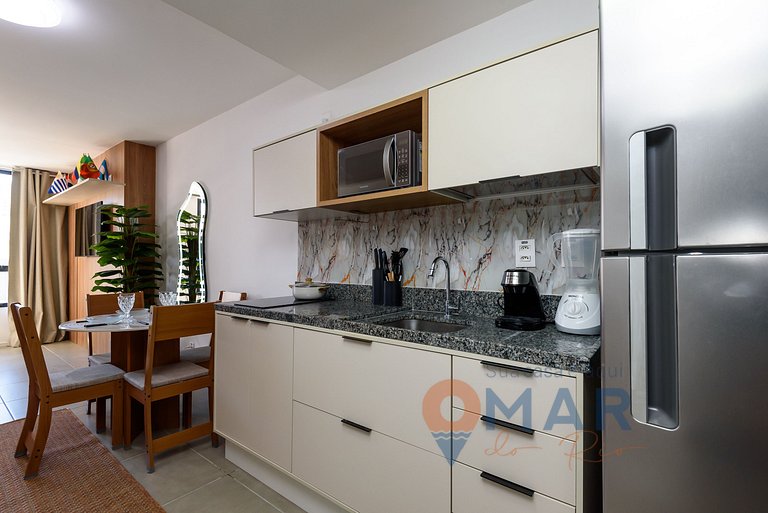 Studio Carioca com Piscina | RL 201/203