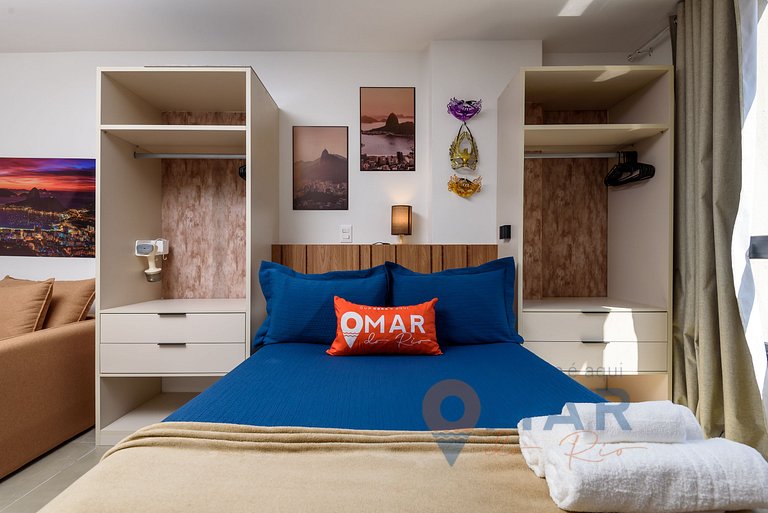 Studio Carioca com Piscina | RL 201/203