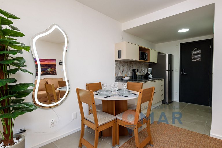 Studio Carioca com Piscina | RL 201/203