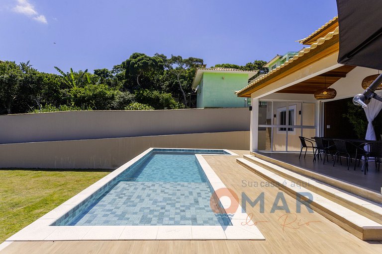 Casa em Búzios c/ Piscina a 6 min da Praia| LGA219