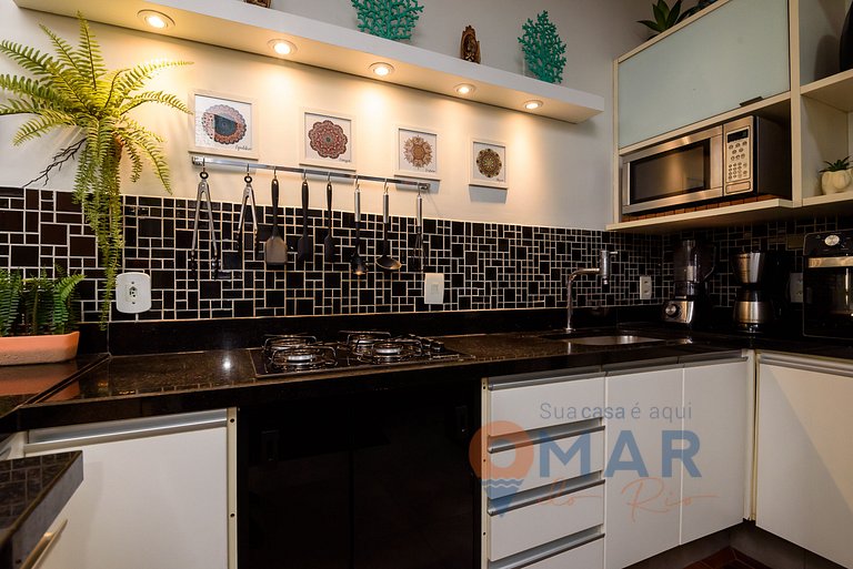 Apartamento a 250m da praia de Ipanema |TXM 77/102