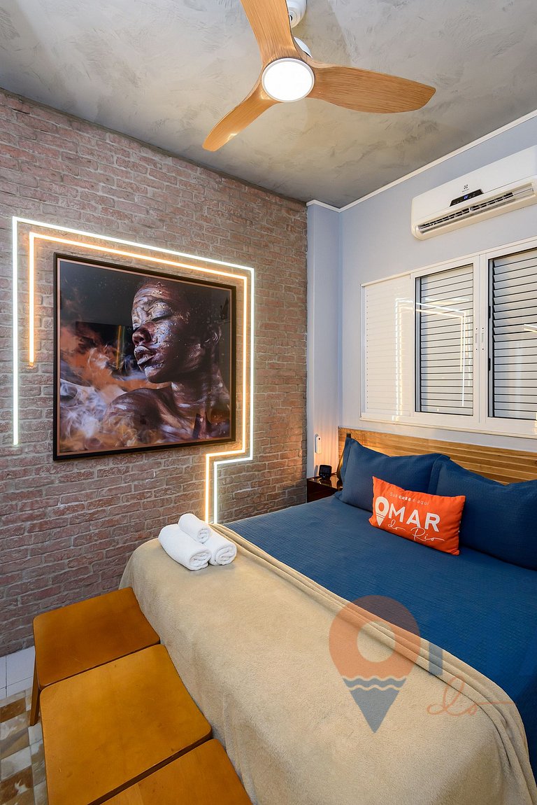 Apartamento a 250m da praia de Ipanema |TXM 77/102