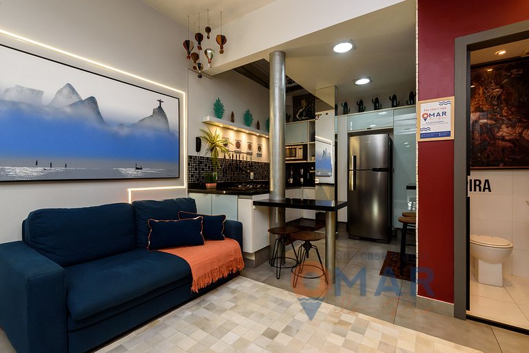 Apartamento a 250m da praia de Ipanema |TXM 77/102