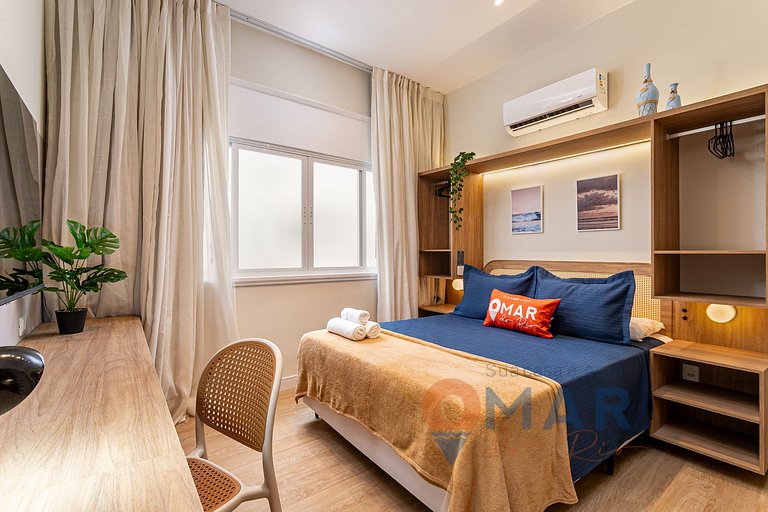 Studio Decorado a 120m da Praia | ACT 24/1104