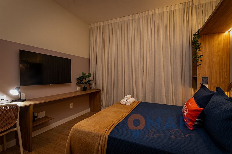 Studio Decorado a 120m da Praia | ACT 24/1104