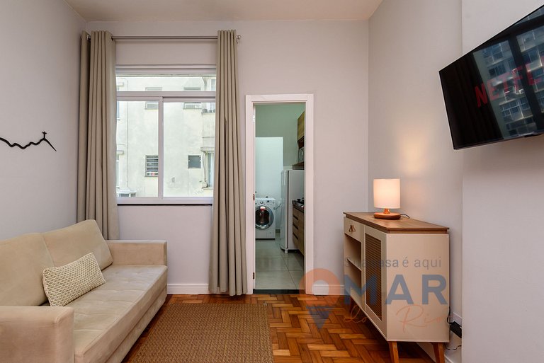 1BDR 2 min. de la playa de Copacabana |NSC371/1011