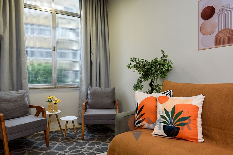 1BDR 7 Minutes from Copacabana Beach | BR 668/402
