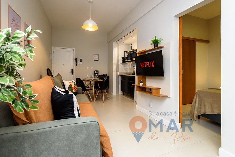 1BDR 7 Minutes from Copacabana Beach | BR 668/402