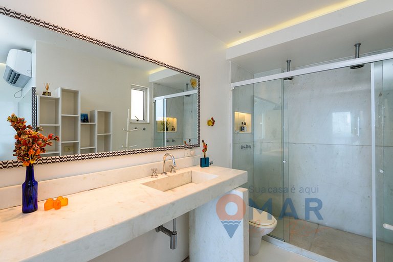 Moderno Apartamento com Vista Mar | V 90/102