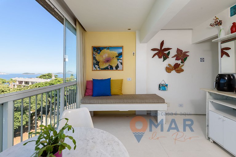 Moderno Apartamento com Vista Mar | V 90/102