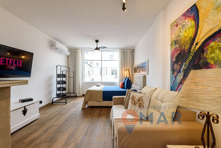 Estudio 4min de la playa Copacabana |NSC 583/1115