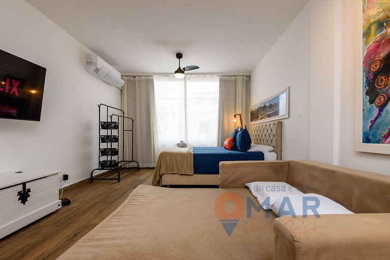Estudio 4min de la playa Copacabana |NSC 583/1115