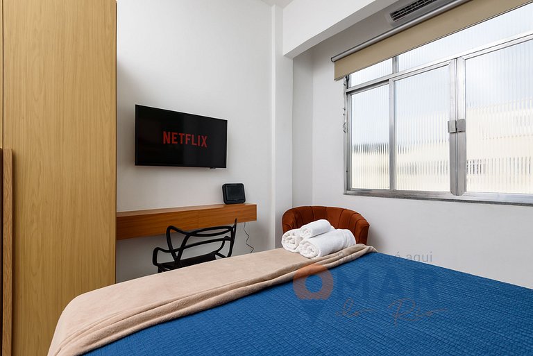 Studio em Botafogo a 7 min da Praia | PB 460/1116