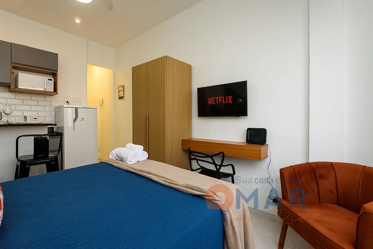 Studio em Botafogo a 7 min da Praia | PB 460/1116
