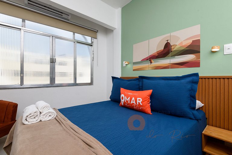 Studio em Botafogo a 7 min da Praia | PB 460/1116