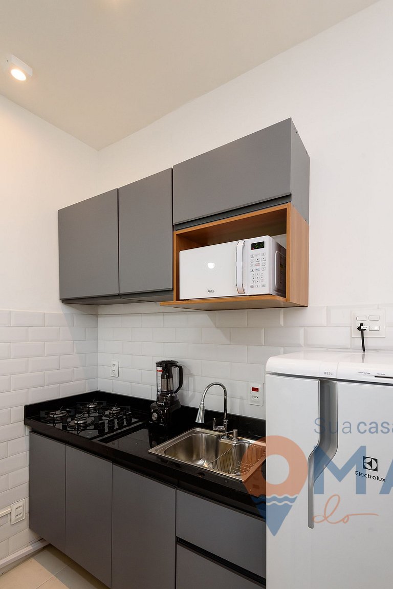 Studio em Botafogo a 7 min da Praia | PB 460/1116