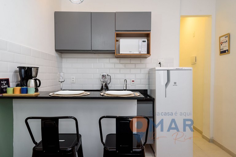 Studio em Botafogo a 7 min da Praia | PB 460/1116