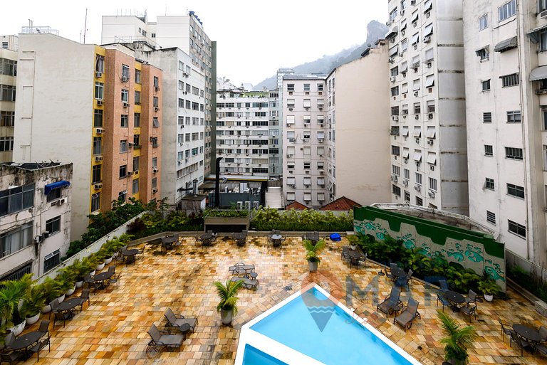 Apart-hotel com Piscina em Copacabana | BR 370/611