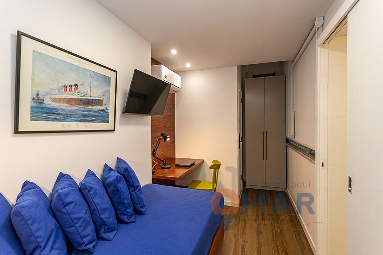 2 Quartos a 5 min da Praia de Ipanema | RE 433/601