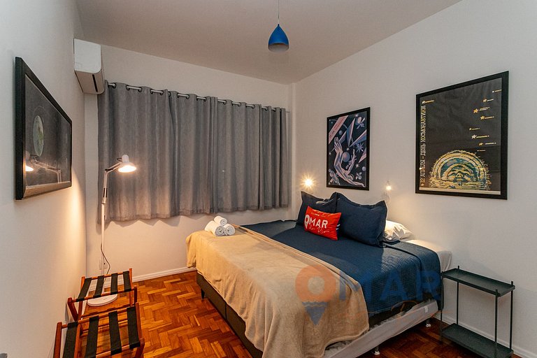 2 Quartos a 5 min da Praia de Ipanema | RE 433/601