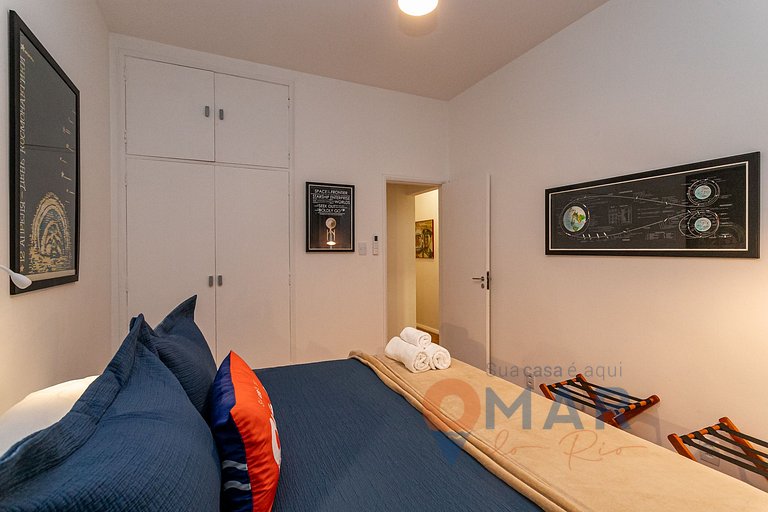 2 Quartos a 5 min da Praia de Ipanema | RE 433/601