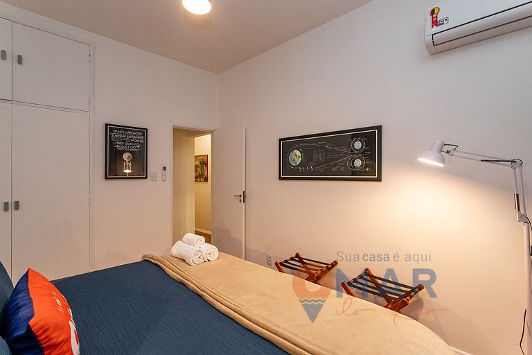 2 Quartos a 5 min da Praia de Ipanema | RE 433/601